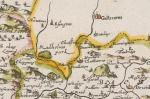 Blome, A Mapp Of Ye County Palatine Of Lancaster [Lancashire with Liverpool and 