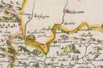 Blome, A Mapp Of Ye County Palatine Of Lancaster [Lancashire with Liverpool and the Mersey to the South