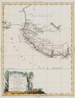 Collection of 24 rare 18th and 19th century maps on precolonial Africa.