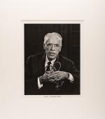 Original, vintage gelatin silver print of american physician and cardiologist, Paul Dudley White. 