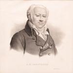 Original, early 19th-century portrait of french physician and cardiologist, Jean-Nicolas Corvisart 
