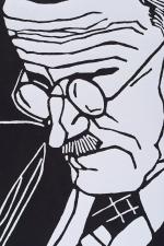 James Joyce - Limited Edition - Linocut-Portrait by Paula Pohli