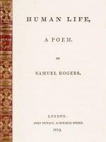 Rogers, Human Life. A Poem.