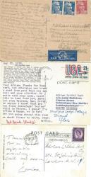 Collection of 118 manuscript postcards, sent by friends, colleagues and lovers to Adrian John Liddell Hart, son of Sir Basil Liddel Hart. Among the postcards also three (3) manuscript postcards by Adr