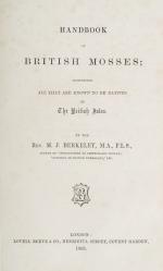 Berkeley, Handbook of British Mosses