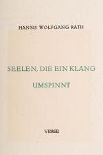 Rath, Seelen, Die Ein Klang Umspinnt – Verse.