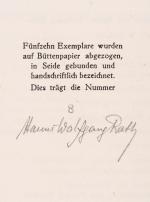 Rath, Seelen, Die Ein Klang Umspinnt – Verse.
