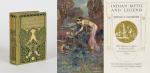 Myth and Legend in Literature and Art. Collection of six Volumes in breathtaking Arts and Crafts bindings