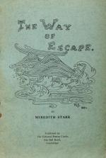 [Roland Meredith Starr] / [Meher Baba] – The Way of Escape.