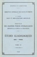 Ministère de lAgriculture. Service des Grandes Forces Hydauliques.