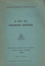 Laurent, A Key to Nigerian Grasses / Grassland Research in Northern Nigeria 1952