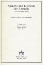 Osols-Wehden, Sprache und Literatur der Romania.