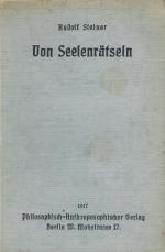 Steiner, Von Seelenrätseln.