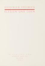 Freiberg, Elegien und Oden.