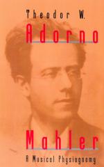 Adorno, Mahler. A Musical Physiognomy.