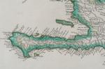 “Isles De Saint Domingue ou Hispaniola, et De La Martinique” [with Haiti and special highlight map of Martinique