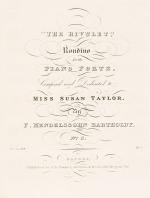 Mendelssohn Bartholdy, Collection / Sammelband of original, printed scores. 