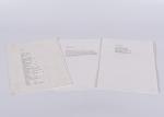 Montague / Dorgan – Typescript Draft MS for a book of poetry by Theo Dorgan. With occasional manuscript corrections
