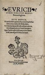 Cordus, Euricius – Botanologicon / Brasavola, Antonio Musa – Examen omnium simplicium medicamentorum