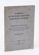 Seydel, Symbolae ad doctrinae graecorum harmonicae historiam.