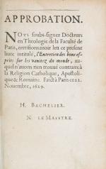 Puget de la Serre, L’Entretien des Bons Esprits sur les Vanitez du Monde