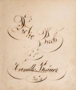 Manuskript mit dem Titel: “Verzeichnis über altes &amp; neues Inventar für Ludwig Camillo Bräuer”