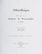 Alexander von Humboldt und Jabbo Oltmanns, Über den Bau und die Wirkungsart der 