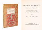[Walter Benjamin] - Charles Baudelaire - Tableaux Parisiens. Deutsche Übertragung mit einem Vorwort über "Die Aufgabe des Übersetzers"