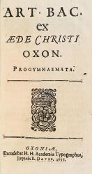 Richard Gardiner, [Specimen Oratorium] Richardi Gardiner Herefordensis, Aedis Christi Oxon. haud ita Canonici, Sub-Decani