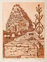 Somerville &amp; Ross – Portfolio of ten (10) original, large Etchings by John Verling [signed].