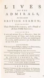 John Campbell, Lives of the Admirals, And other eminent British Seamen