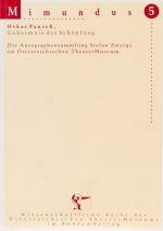 Pausch, Geheimnis der Schöpfung.