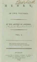 Richard Cumberland, Henry.