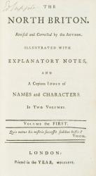 John Wilkes / William Bingley – The North Briton – Revised and Corrected by the Author.