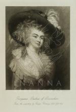 Vere Foster, The Two Duchesses – Presentation copy with important manuscript letter [signed and inscribed]