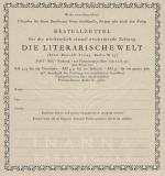 [WalterBenjamin] Willy Haas – Die literarische Welt.