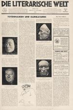 [WalterBenjamin] Willy Haas – Die literarische Welt.