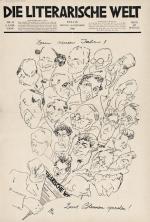 [WalterBenjamin] Willy Haas – Die literarische Welt.