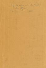 Franz Rosenzweig – Der Stern der Erlösung [Hand-Exemplar des Walter Benjamin-Freundes Florens Christian Rang].