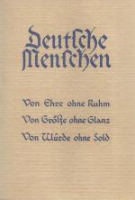 Walter Benjamin - Deutsche Menschen - Eine Folge von Briefen