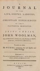 Woolman, Some Considerations on the Keeping of Negroes