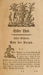 Klesius [Clesius], Anleitung bestäubte Insekten zu sammlen