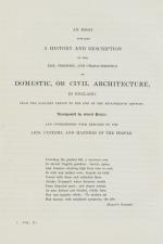 John Britton, The Architectural Antiquities of Great Britain Represented [5 Volume – Set complete]