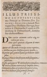 Pincier, Johannes / Pincierus, Johannes / Adam Gottlob von Moltke, Otium Marpurgense, in sex libros digestum