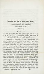 von Gräfe [Graefe], Sammelband of rare publications on Ophthalmology