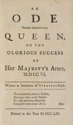 [John Morrison], Poems on Several Occasions by the late Matthew Prior.