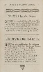 [John Morrison], Poems on Several Occasions by the late Matthew Prior.