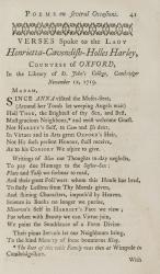 [John Morrison], Poems on Several Occasions by the late Matthew Prior.