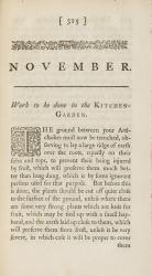 Philip Miller, The Gardeners Kalender [Calendar]