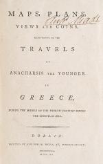 [Anacharsis the Younger] Barthélemy, Travels of Anacharsis the Younger in Greece (1795 Edition with 31 Plans and Maps)